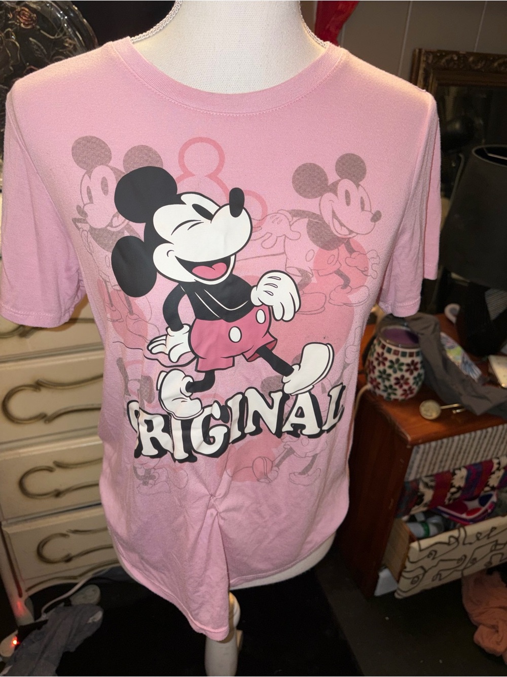 Disney Pink Mickey Mouse 'Original' Graphic Tee